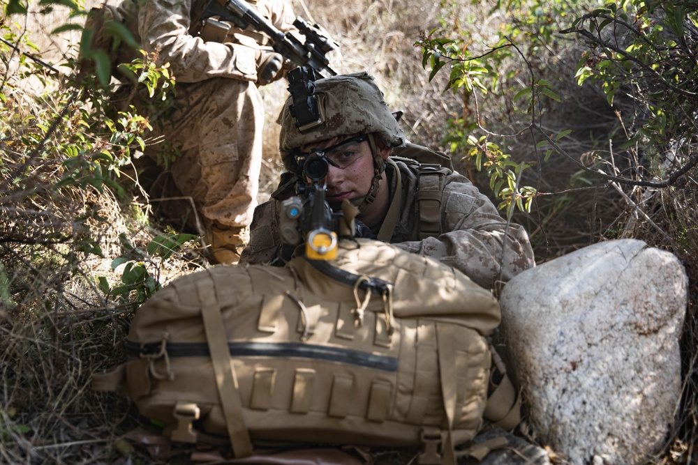 11th Marine Regiment maintains security during Fall FIREX 23