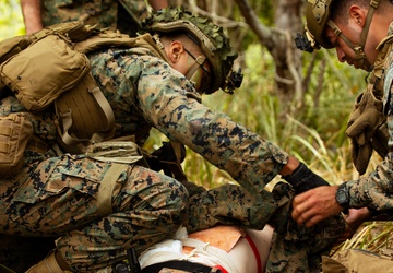 3d MLR conducts realistic casualty training during Force Design Integration Exercise