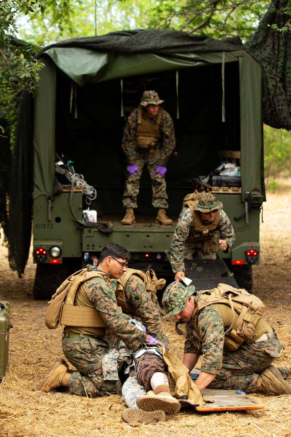 3d MLR conducts realistic casualty training during Force Design Integration Exercise