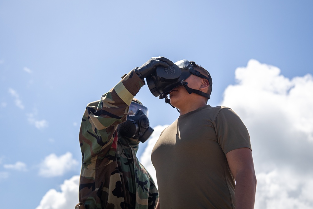 Building Squadron Cohesion: MWSS-174 Conducts EOD/CBRN Joint Training Exercise