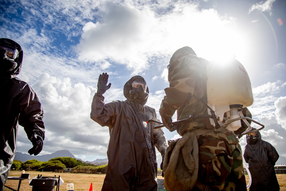 Building Squadron Cohesion: MWSS-174 Conducts EOD/CBRN Joint Training Exercise