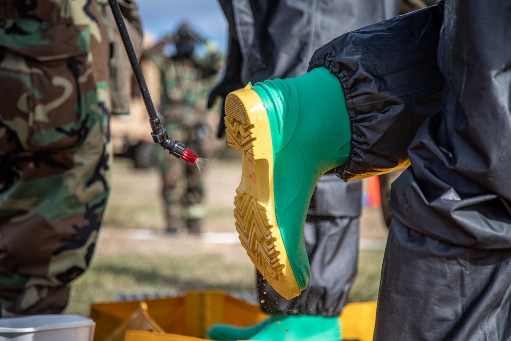 Building Squadron Cohesion: MWSS-174 Conducts EOD/CBRN Joint Training Exercise