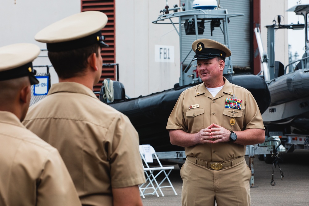 EODGRU1 Chief Petty Officer Pinning Ceremony