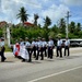 USCGC Myrtle Hazard crew marches in Saipan independence parade