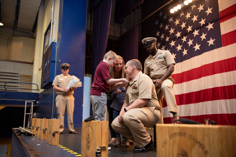 Naval Base Kitsap-Bremerton Holds Chief Pinning Ceremony