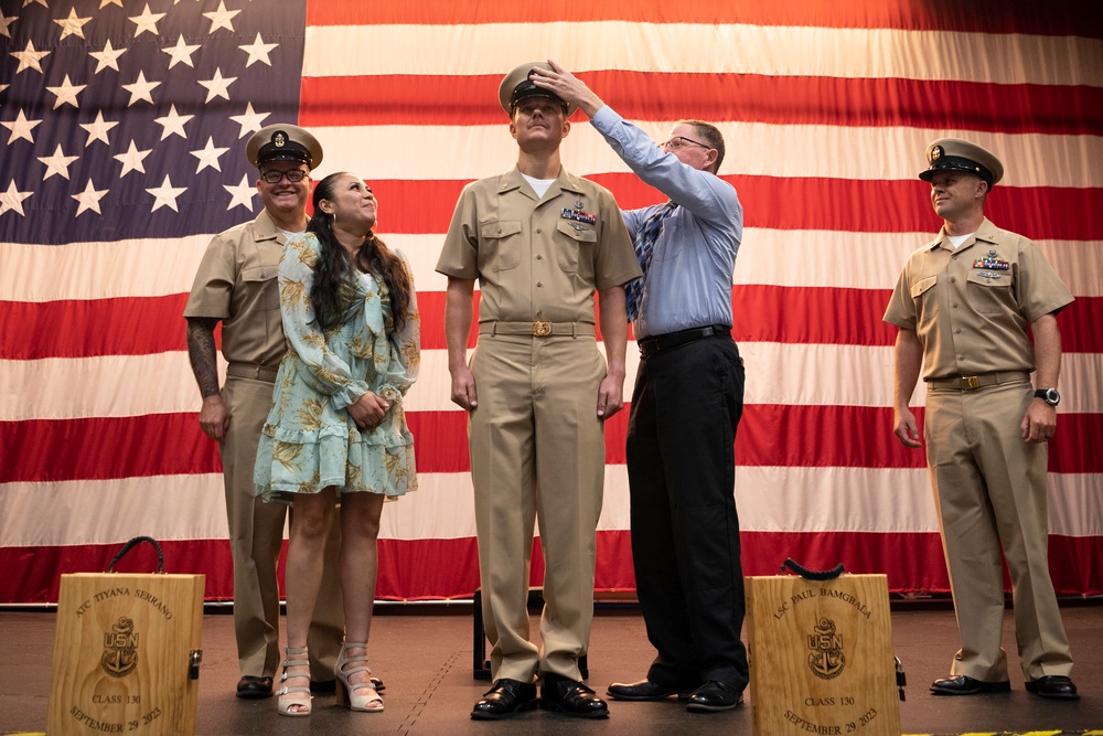 Naval Base Kitsap-Bremerton Holds Chief Pinning Ceremony