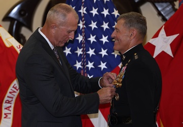 Lt. Gen. George W. Smith Jr. retires at his old command, The Basic School