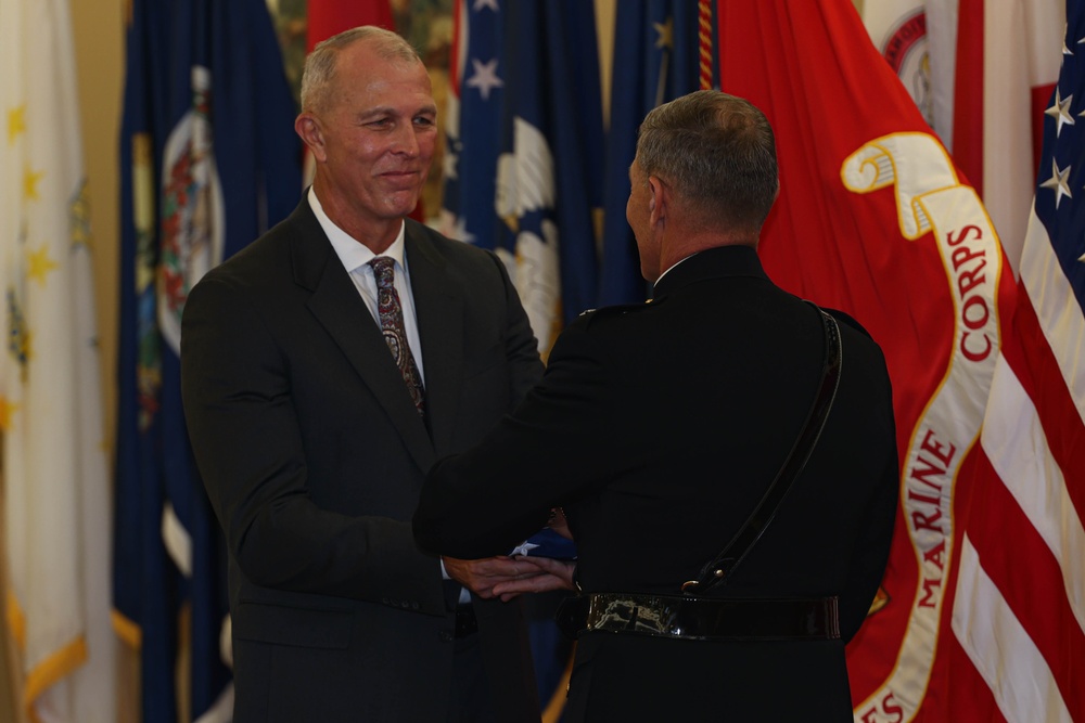 Lt. Gen. George W. Smith Jr. retires at his old command, The Basic School