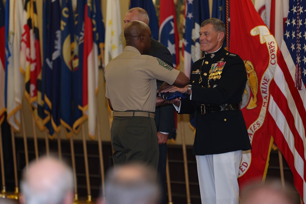 Lt. Gen. George W. Smith Jr. retires at his old command, The Basic School