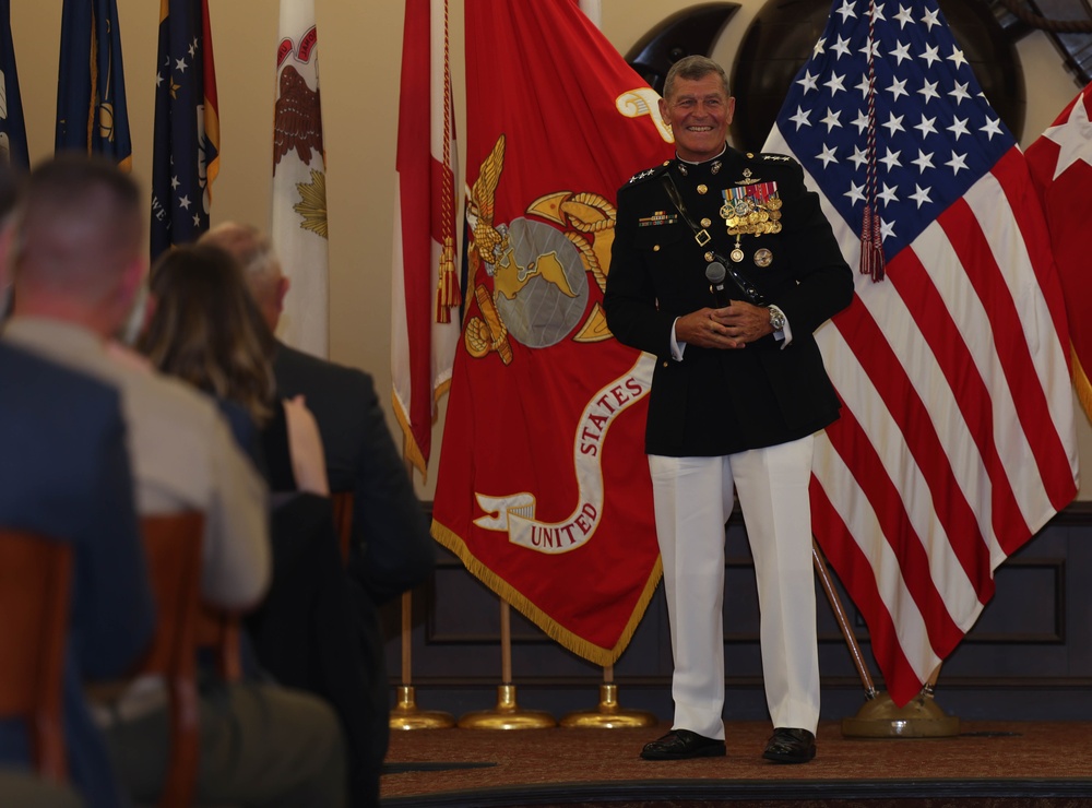 Lt. Gen. George W. Smith Jr. retires at his old command, The Basic School