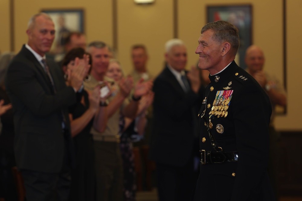 Lt. Gen. George W. Smith Jr. retires at his old command, The Basic School