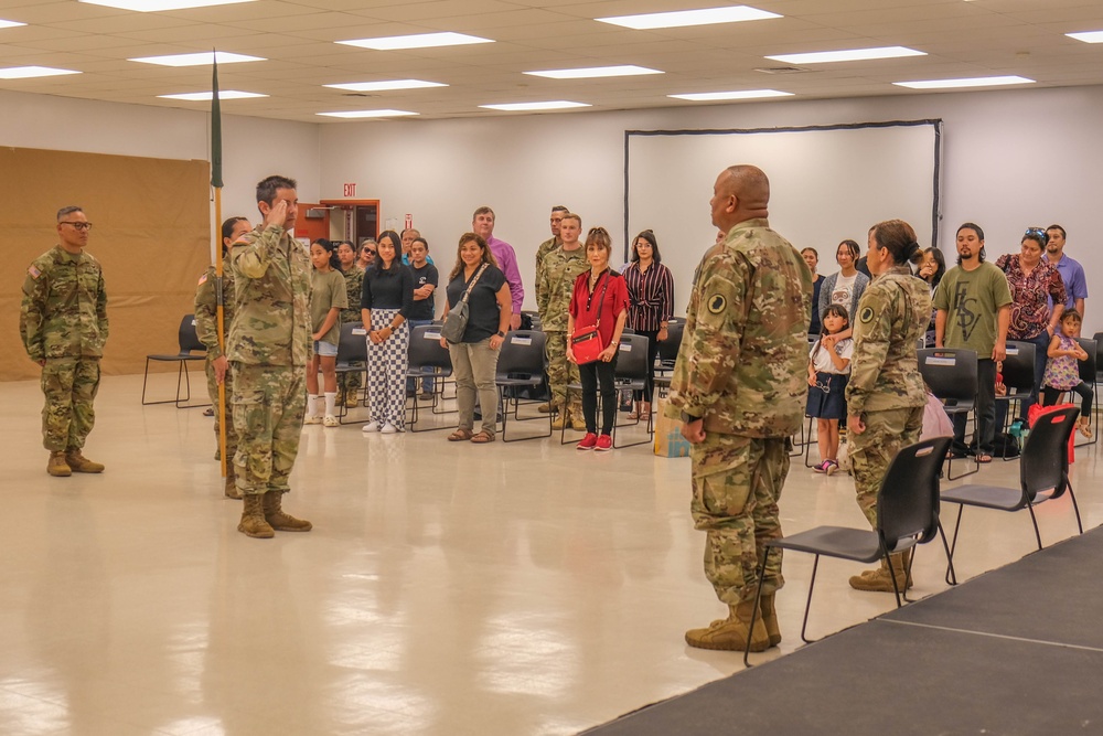 1950th Support Detachment Deployment Ceremony