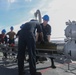 Sailors Conduct a Torpedo Upload Aboard USS Rafael Peralta (DDG 115)