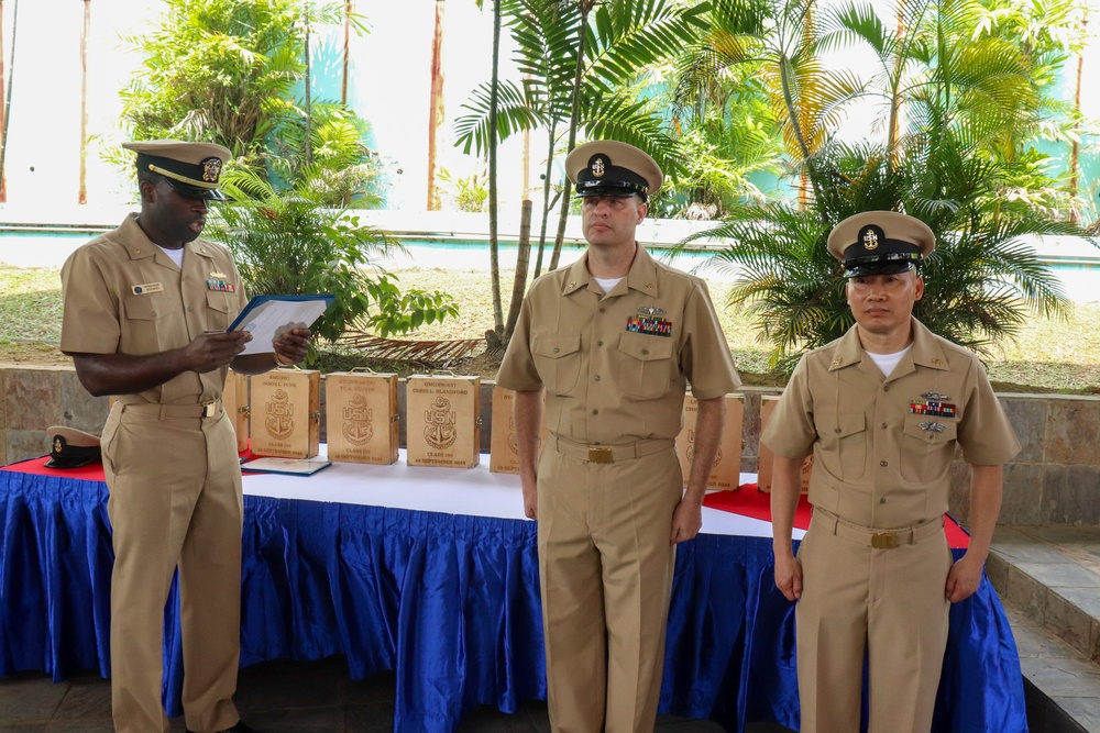 COMMANDER, DESTROYER SQUADRON (DESRON) 7 REENLISTMENT CEREMONY