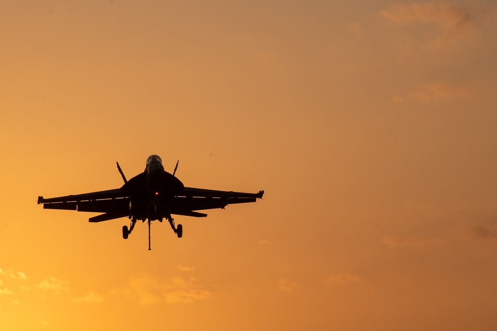 USS Ronald Reagan (CVN 76) conducts flight operations