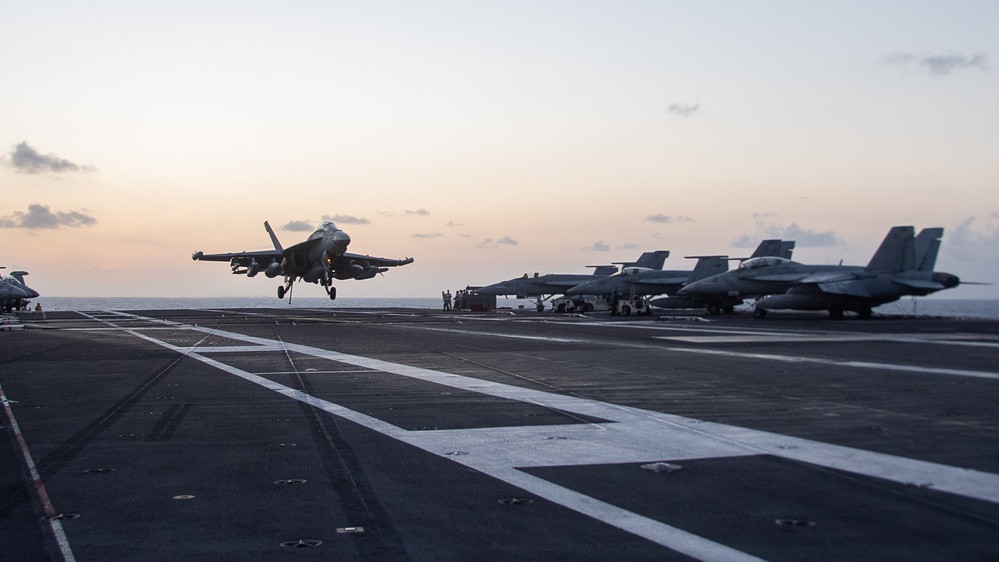 USS Ronald Reagan (CVN 76) conducts flight operations