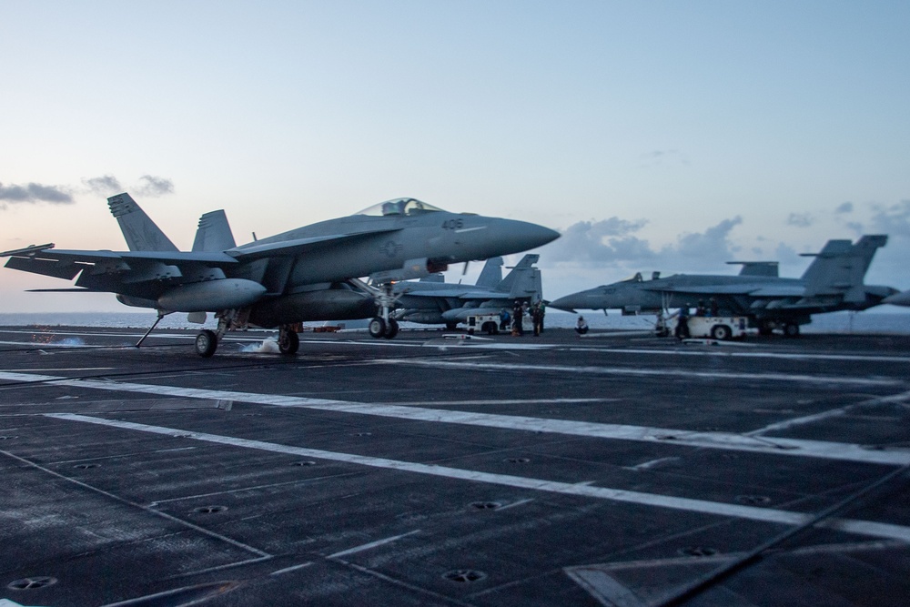 USS Ronald Reagan (CVN 76) conducts flight operations