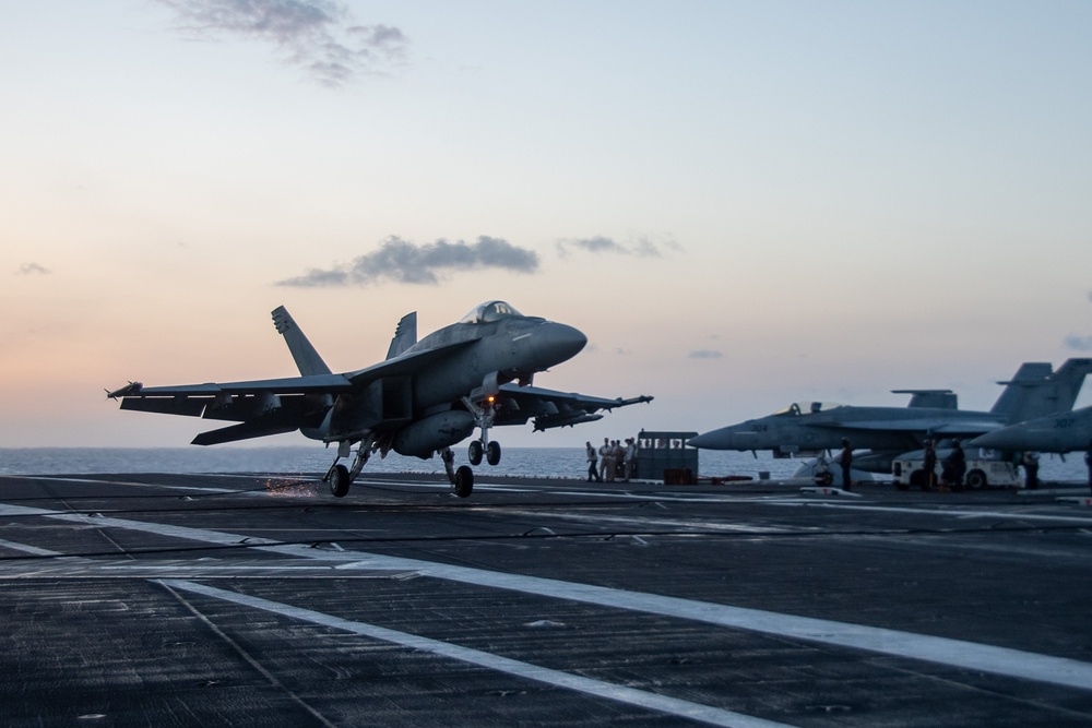 USS Ronald Reagan (CVN 76) conducts flight operations