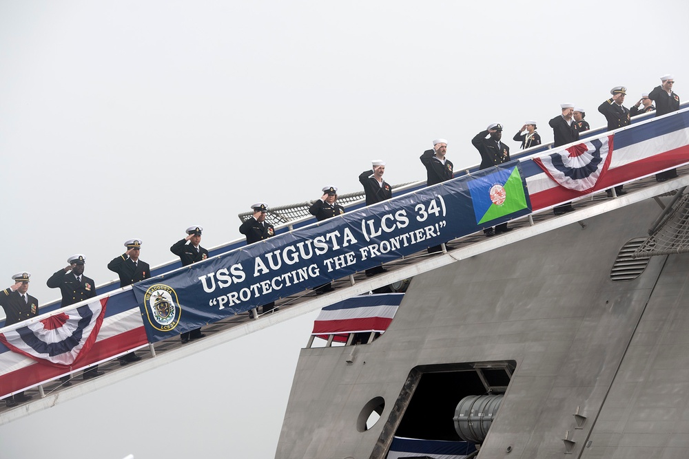 USS Augusta Commissioning in Eastport, Maine