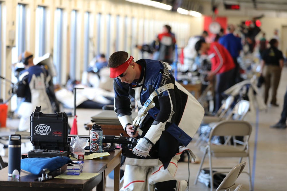 U.S. Army Marksmanship Unit compete in USA Shooting's 2023 Olympic Team Trials Part 1.