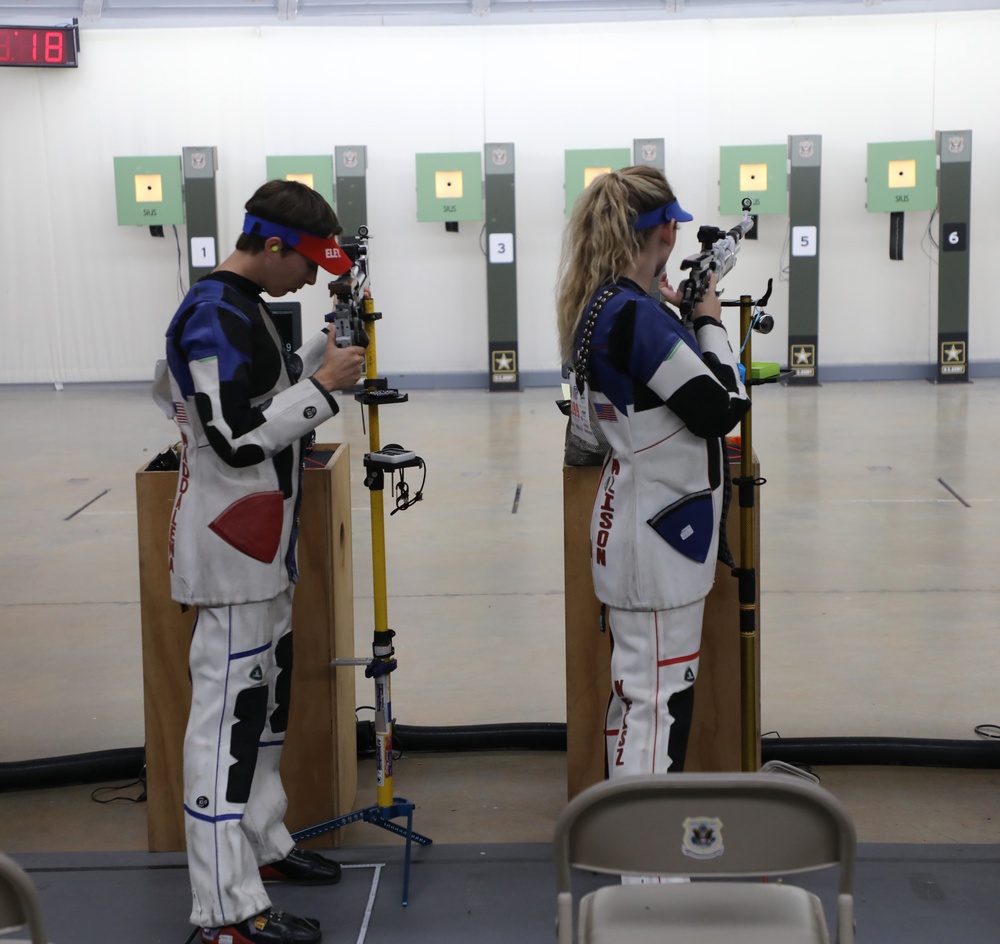 U.S. Army Marksmanship Unit compete in USA Shooting's 2023 Olympic Team Trials Part 1.