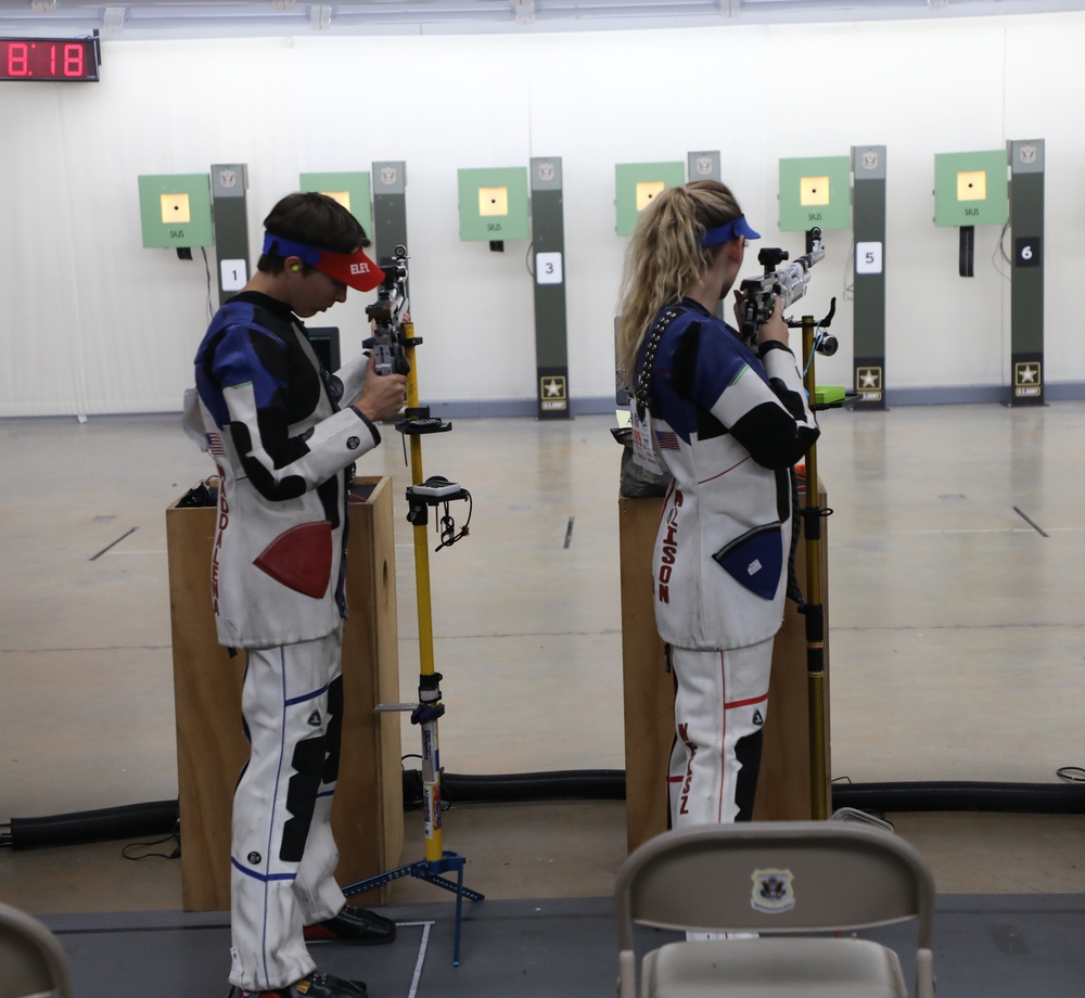 U.S. Army Marksmanship Unit compete in USA Shooting's 2023 Olympic Team Trials Part 1.