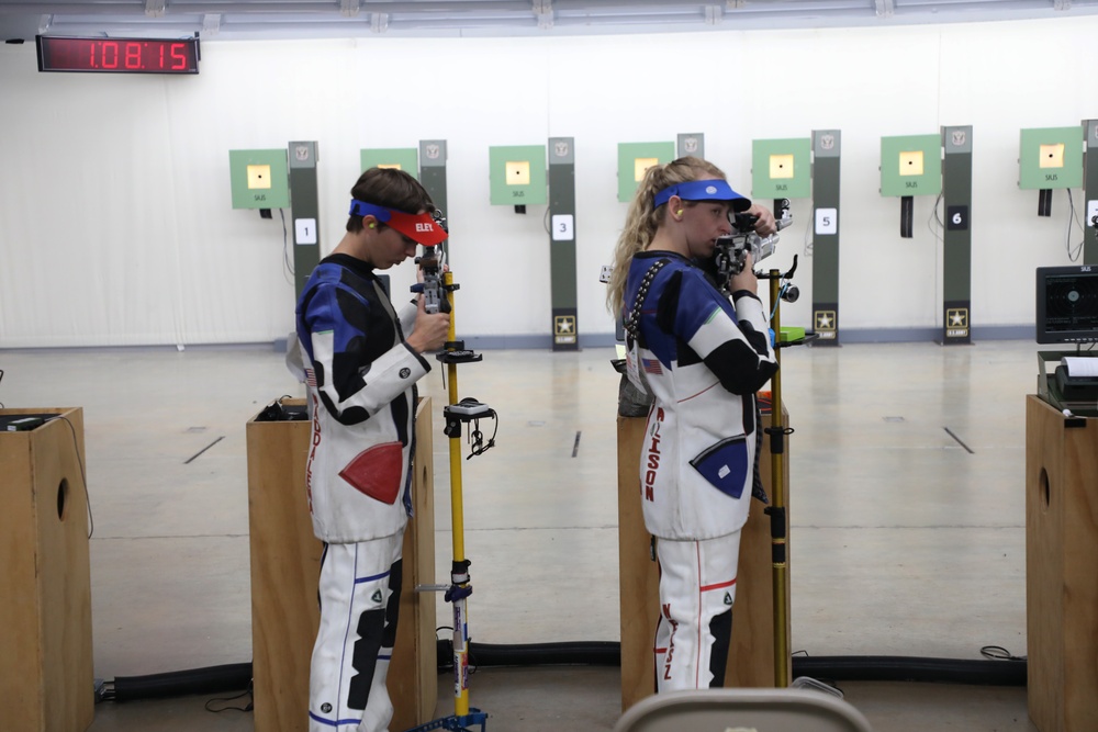 U.S. Army Marksmanship Unit compete in USA Shooting's 2023 Olympic Team Trials Part 1.