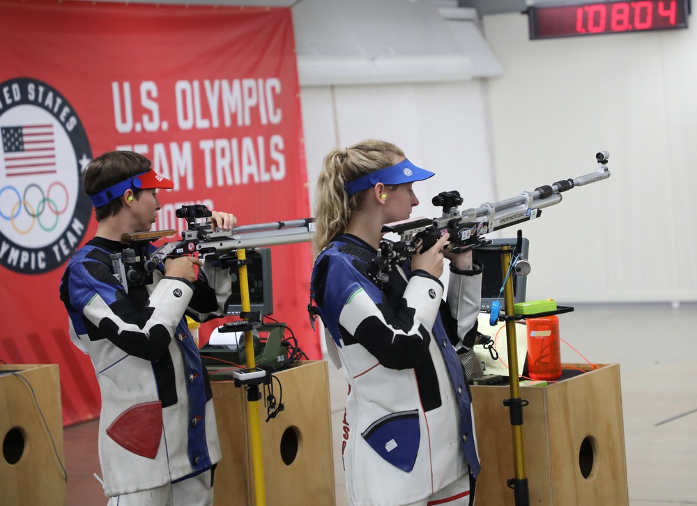 U.S. Army Marksmanship Unit compete in USA Shooting's 2023 Olympic Team Trials Part 1.