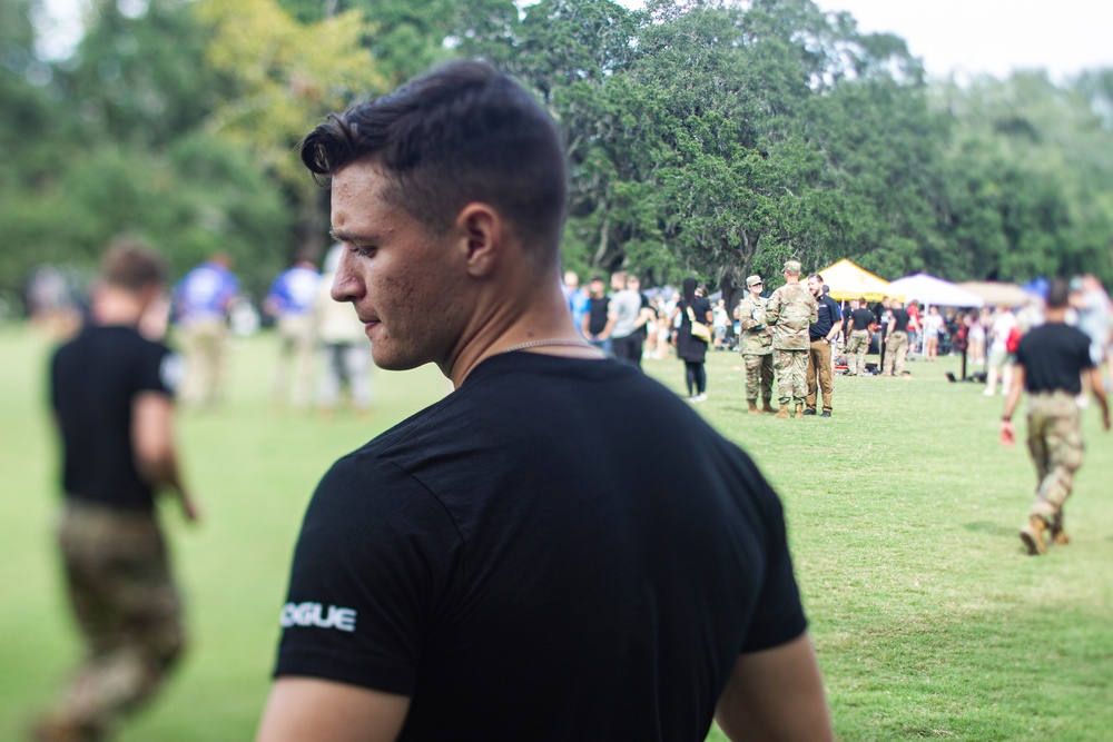 Army Futures Command 2023 Best Squad team competes during community event - prime time for HRAPS assessment in Savannah’s historic Forsyth Park