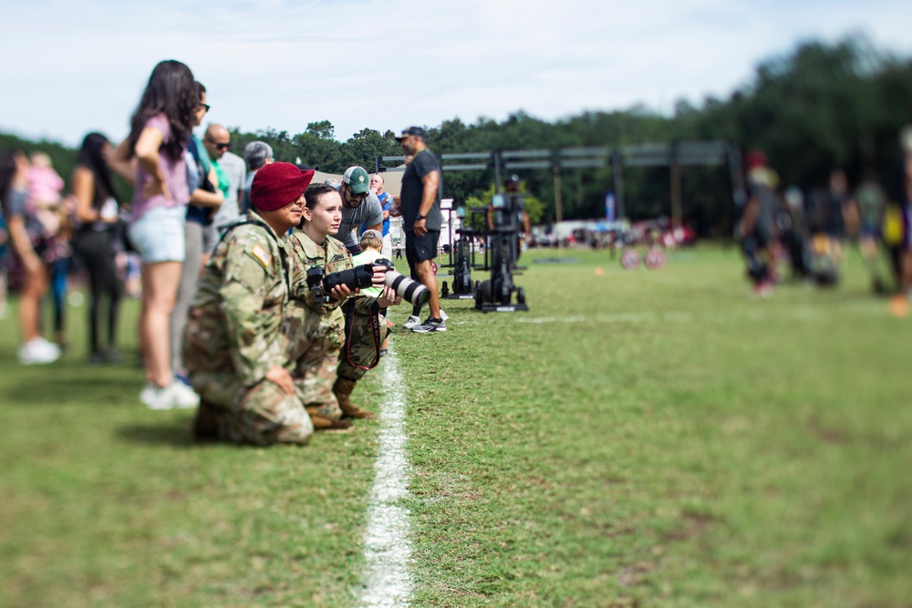 Army Futures Command 2023 Best Squad team competes during community event - prime time for HRAPS assessment in Savannah’s historic Forsyth Park