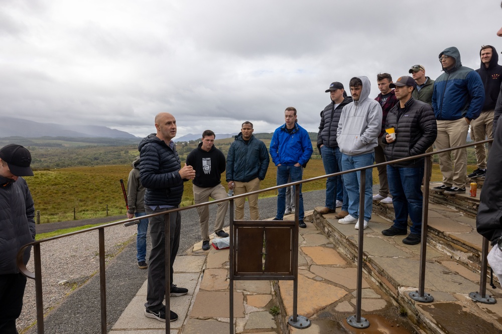 Exercise Tartan Eagle 23: British Royal Marine Commando Monument Visit