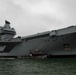 HMS Prince of Wales (R09) arrives at Naval Station Norfolk