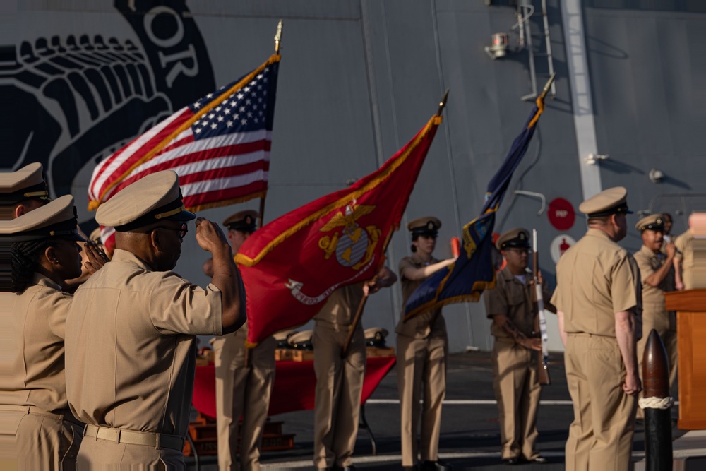 USS Mesa Verde Chief Promotion Ceremony