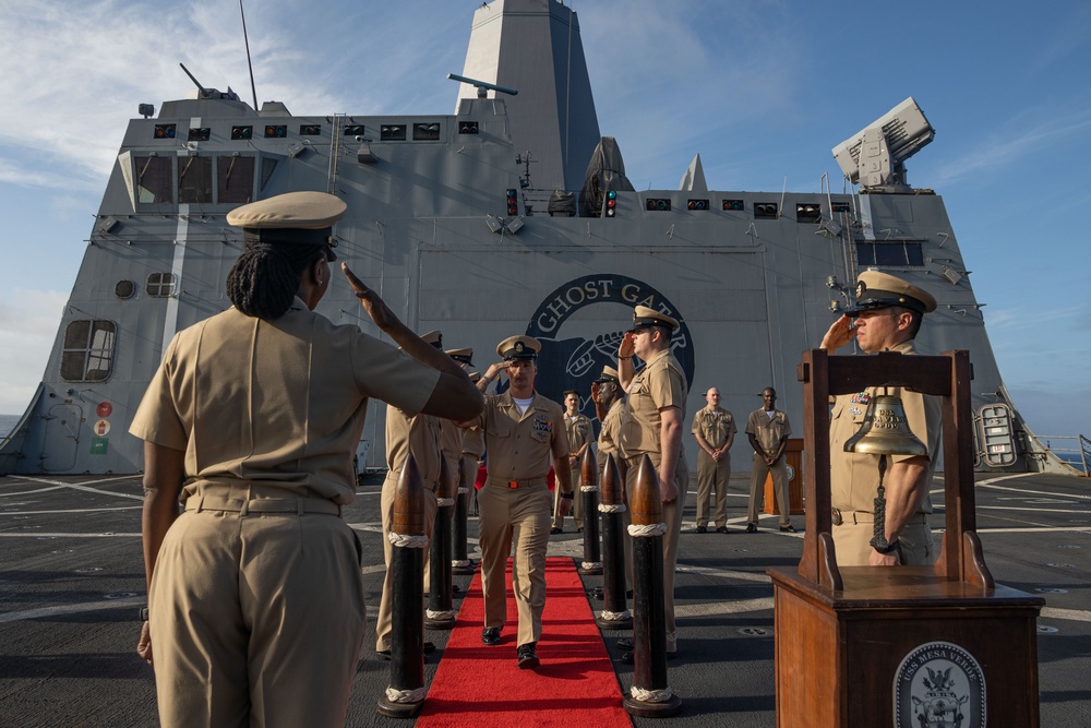 USS Mesa Verde Chief Promotion Ceremony