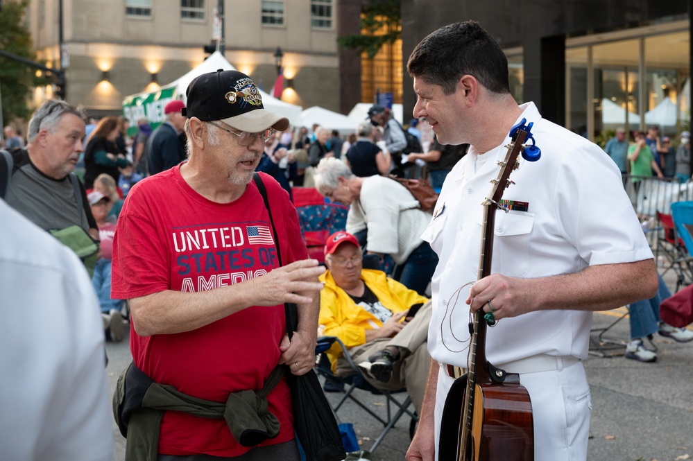 U.S. Navy Band Country Current at World of Bluegrass festival