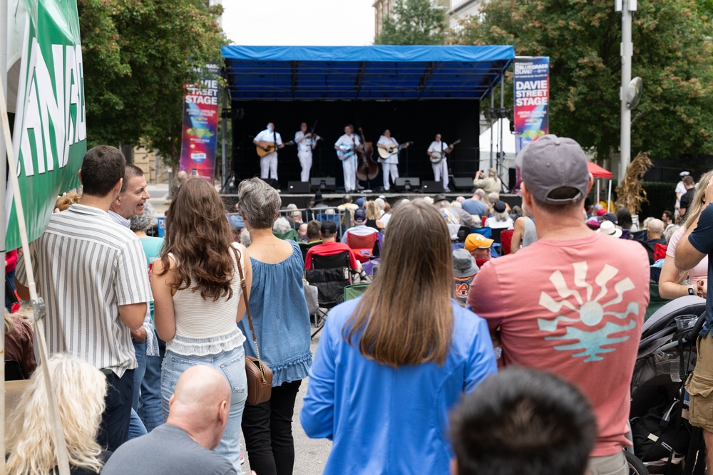 U.S. Navy Band Country Current at World of Bluegrass festival
