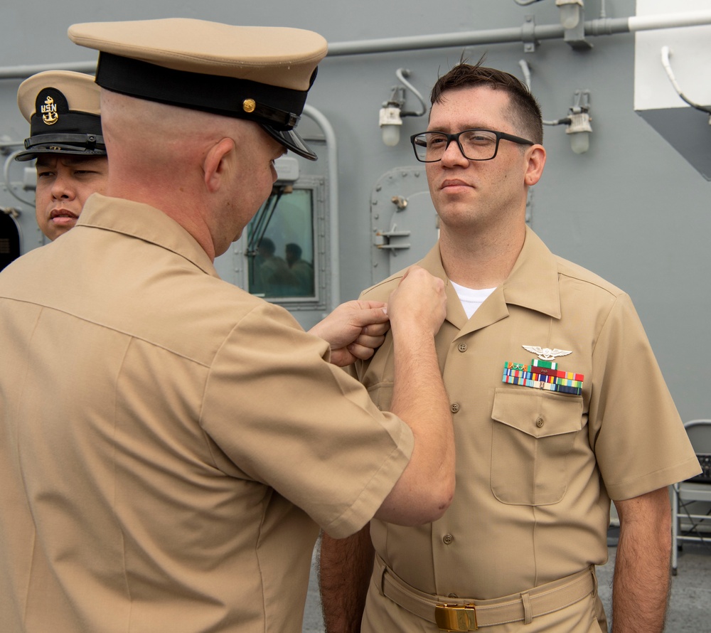 Hooyah Boxer CPO Pinning