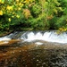 Fall colors 2023 at Trout Falls in Fort McCoy's Pine View Recreation Area