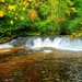 Fall colors 2023 at Trout Falls in Fort McCoy's Pine View Recreation Area