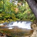 Fall colors 2023 at Trout Falls in Fort McCoy's Pine View Recreation Area