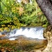 Fall colors 2023 at Trout Falls in Fort McCoy's Pine View Recreation Area