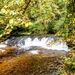 Fall colors 2023 at Trout Falls in Fort McCoy's Pine View Recreation Area