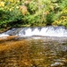 Fall colors 2023 at Trout Falls in Fort McCoy's Pine View Recreation Area