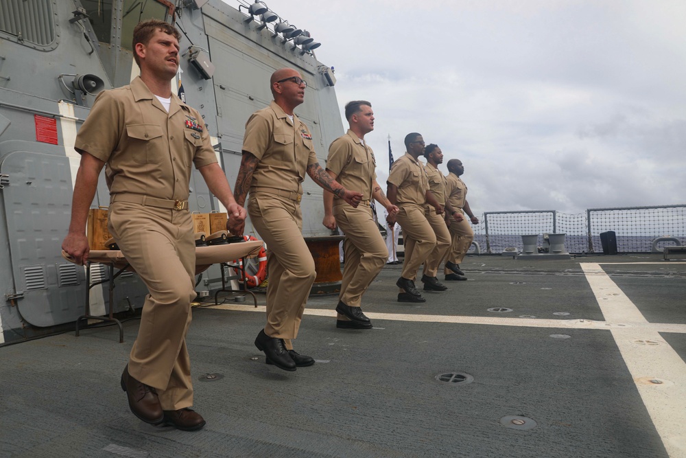 USS Dewey (DDG 105) Holds Chief Pinning Ceremony