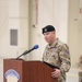 Lt. Col. Hayward Delivers Remarks During a Change of Responsibility