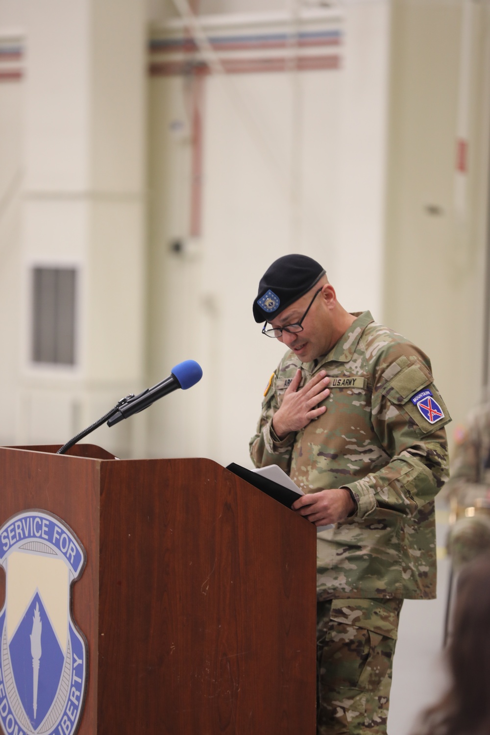 Command Sgt. Maj. Jose Ares Delivers Outgoing Remarks