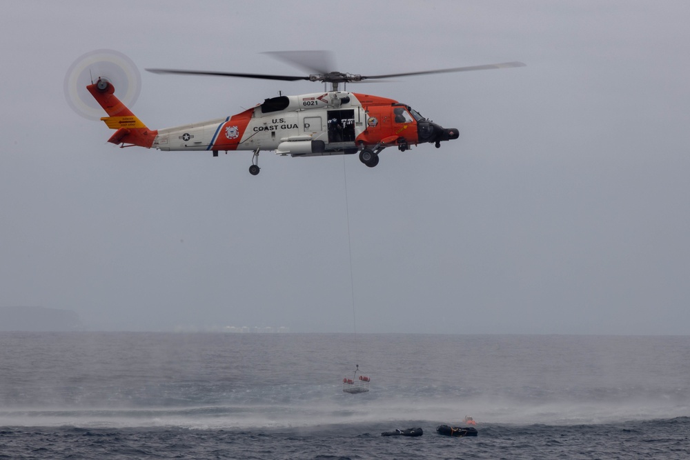 Marine Corps and Coast Guard conduct joint search and rescue exercise