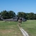 U.S. Army Soldier Departs UH-60 Black Hawk