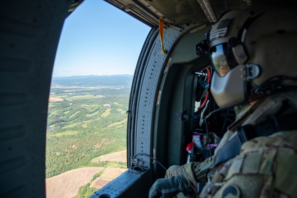 U.S. Army Soldier Conducts UH-60 Black Hawk Visual Checks