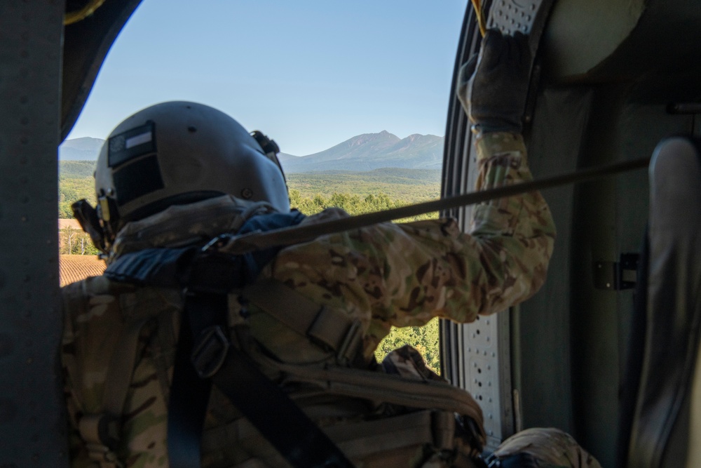 U.S. Army Soldier Conducts UH-60 Black Hawk Visual Checks